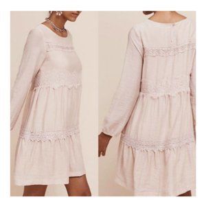 Eri + Ali Nude Anthropologie Dress